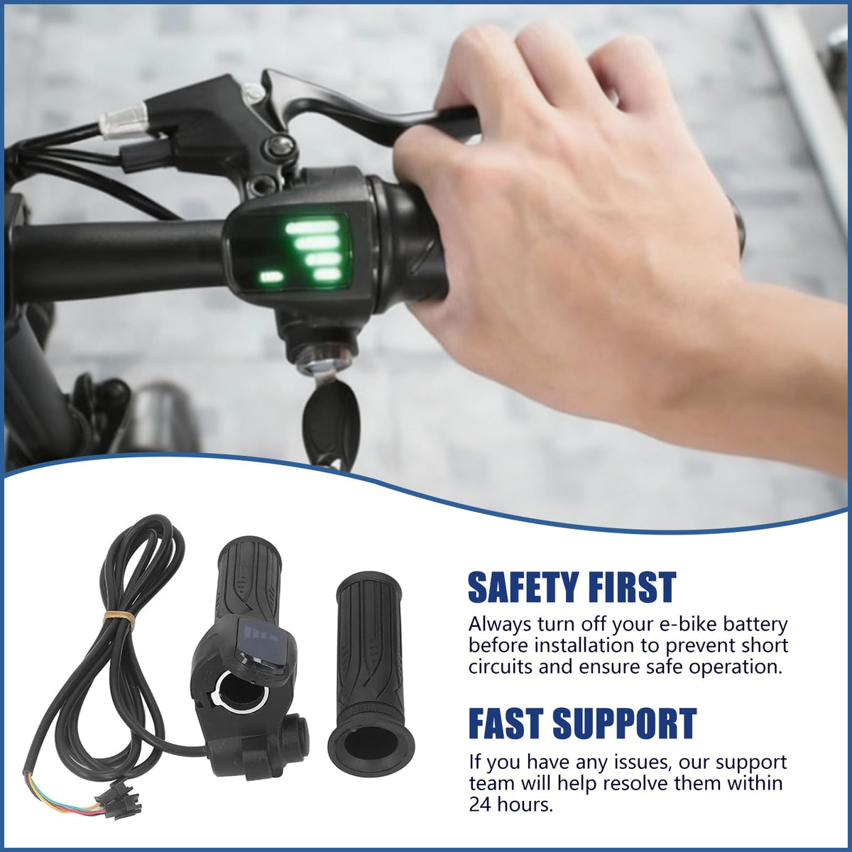 LABARAIN lifestyle commuter ride image showing improved control and confidence on road