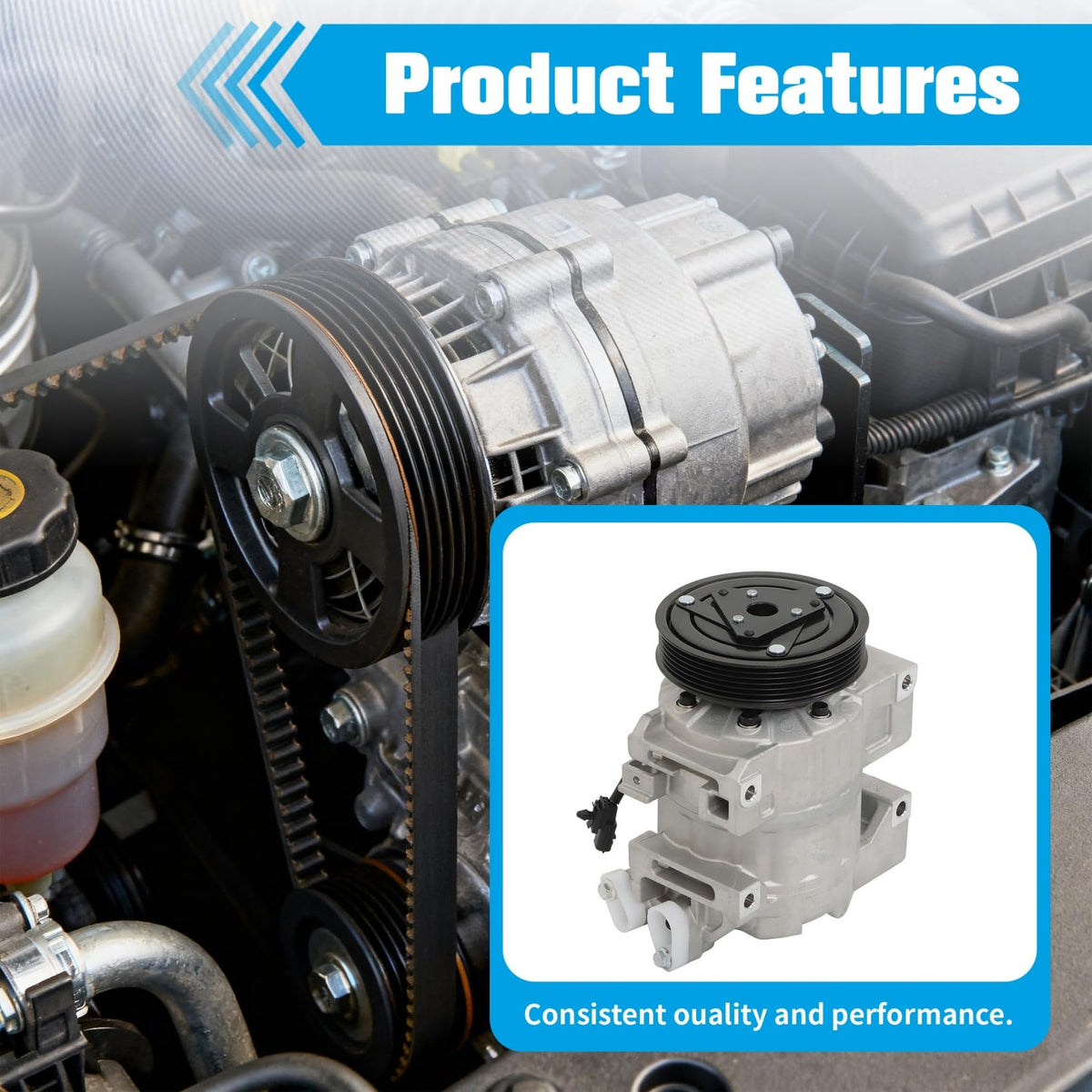 LABLT compressor close-up metal finish highlighting improved rigidity
