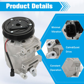 LABLT compressor installed in vehicle to show correct scale fit