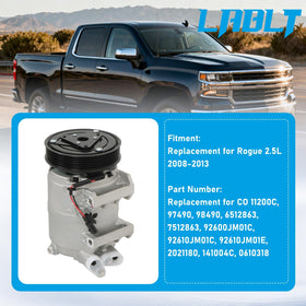 LABLT compressor oil fill plug precharged for simple initial installation
