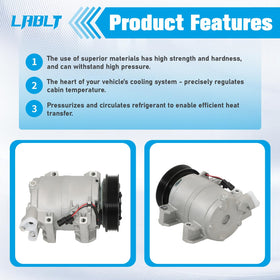 LABLT compressor ports and label for easy OEM cross-reference confirmation