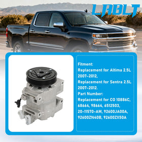 LABLT compressor side profile demonstrating compact durable design