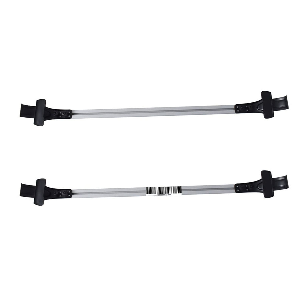 LABLT cross bar next to measuring tape showing 120cm rod length for fit verification