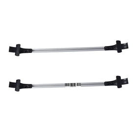 LABLT cross bar next to measuring tape showing 120cm rod length for fit verification