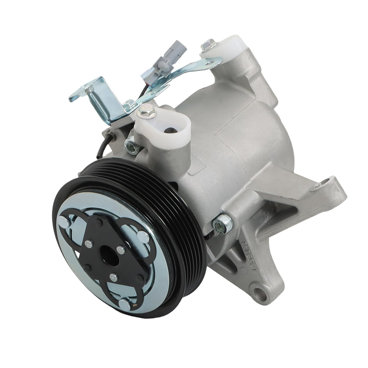 labwork compressor front view showing mounting points and fit benefits