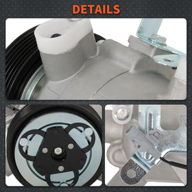 labwork compressor installed under Subaru hood demonstrating direct fit