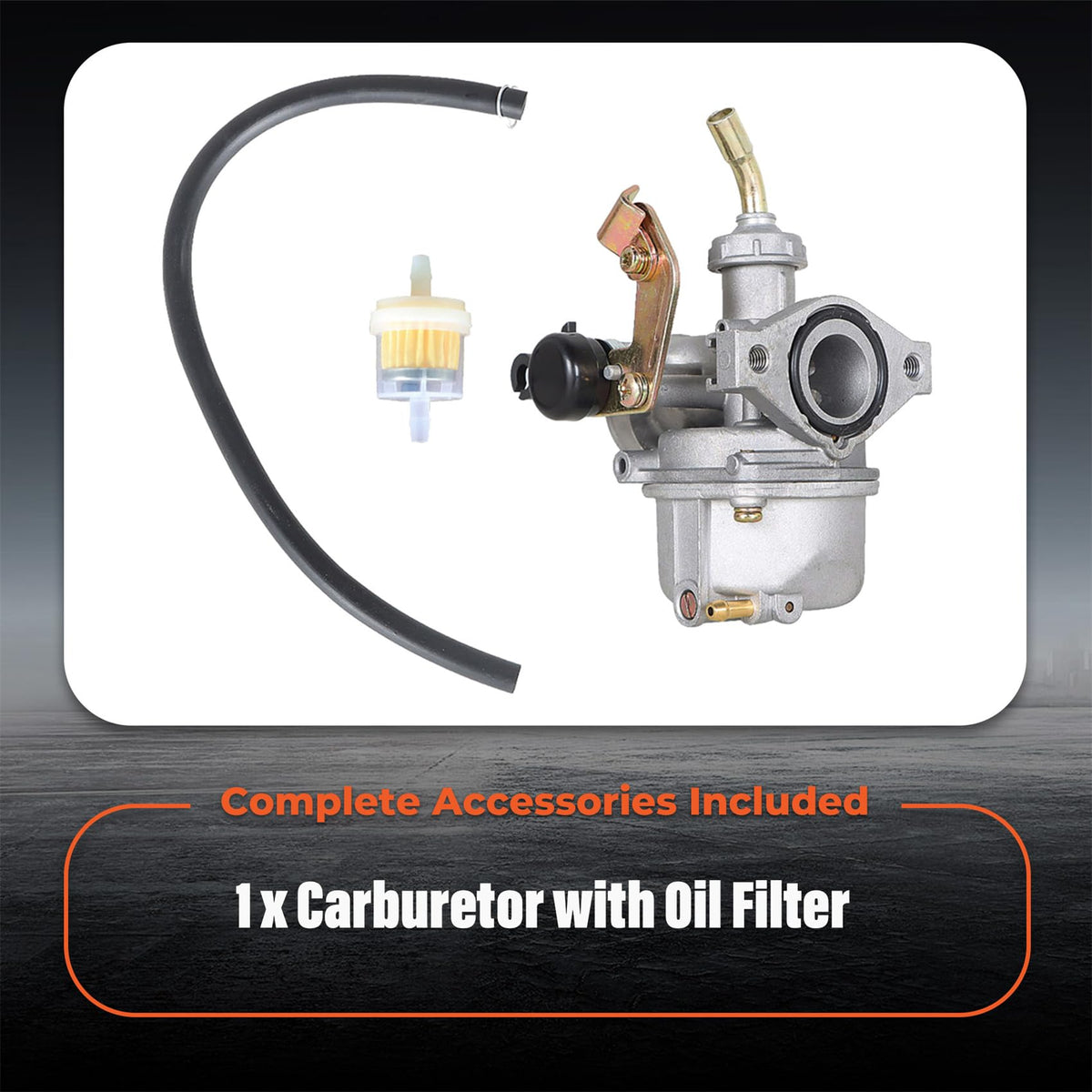 labwork carburetor installed on ATV demonstrating quick-install benefit