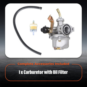 labwork carburetor installed on ATV demonstrating quick-install benefit
