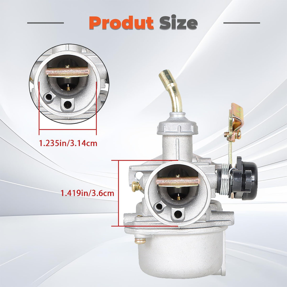 labwork carburetor side profile highlighting mounting points and reliable fit