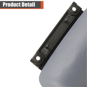 labwork close-up of stitching detail on PU leather lid for durable finish
