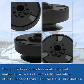 labwork clutch mounted on shaft demonstrating secure engagement