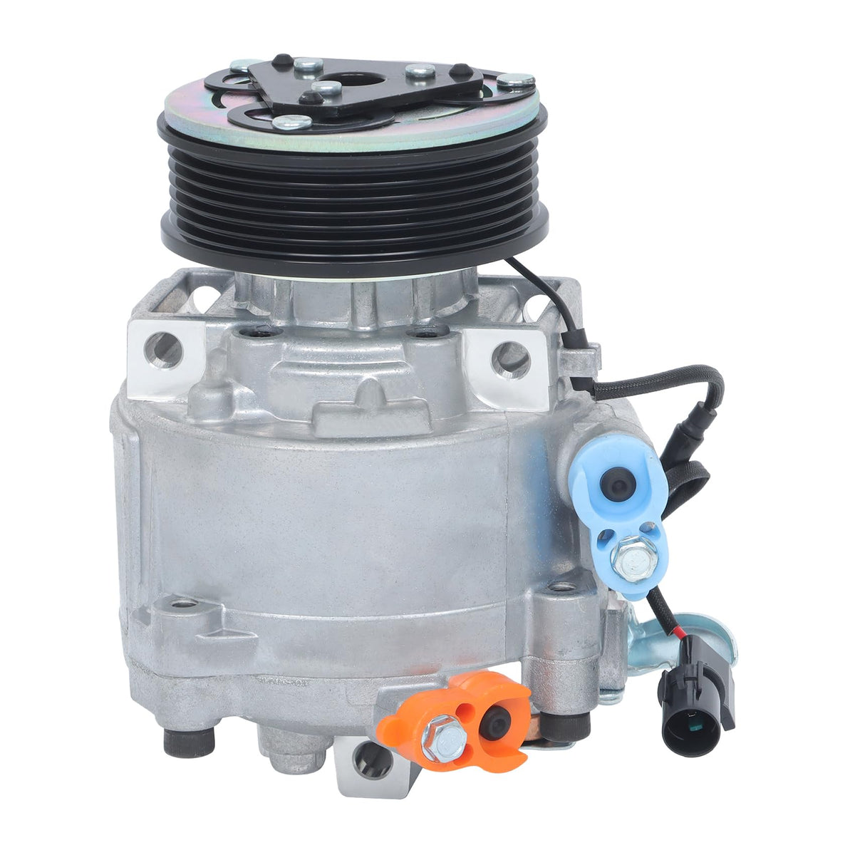 labwork compressor front view showing mounting points and fit for easy replacement