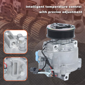 labwork compressor mounted in engine bay demonstrating direct-fit installation benefit