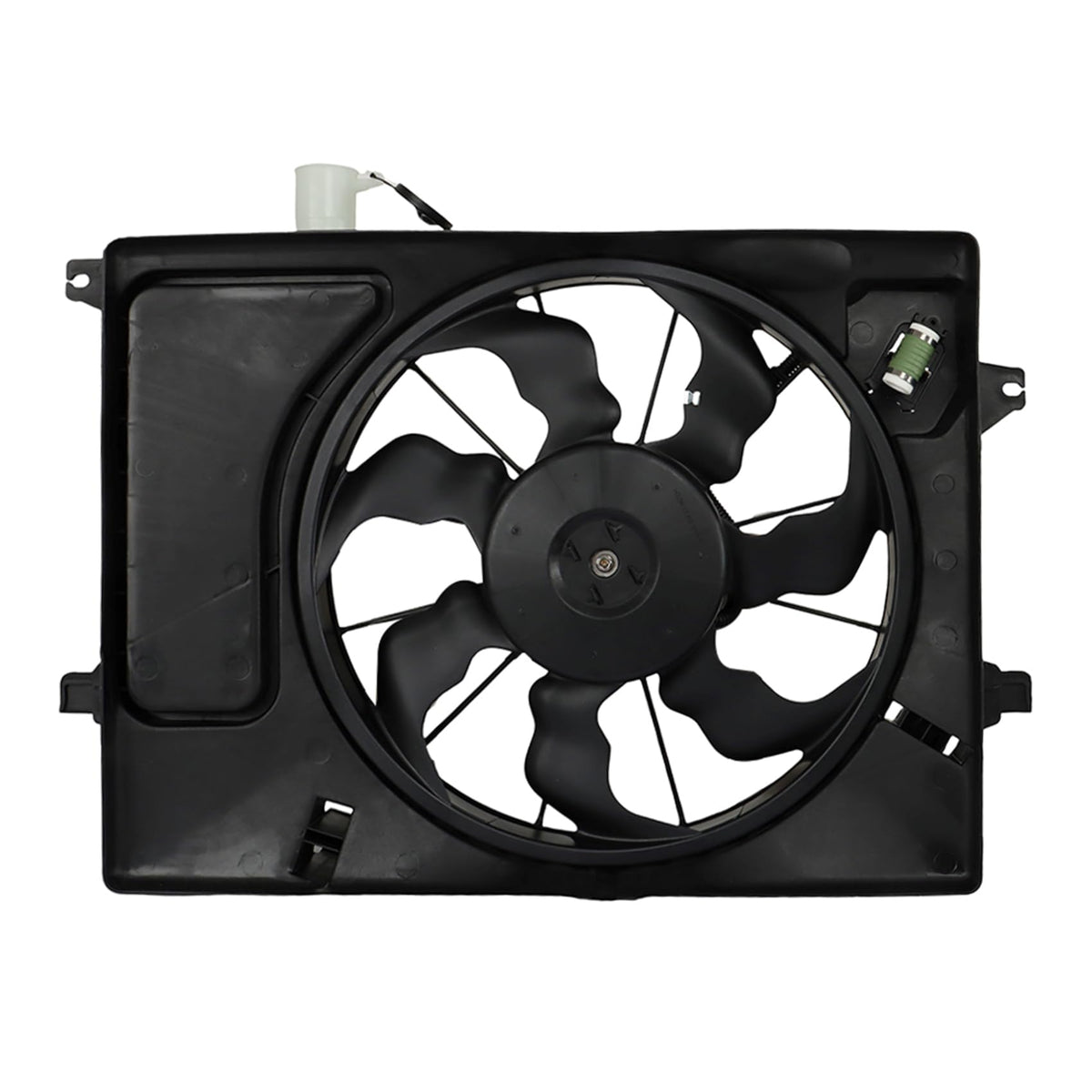 labwork front assembly showing complete fan and shroud, ensures direct-fit replacement