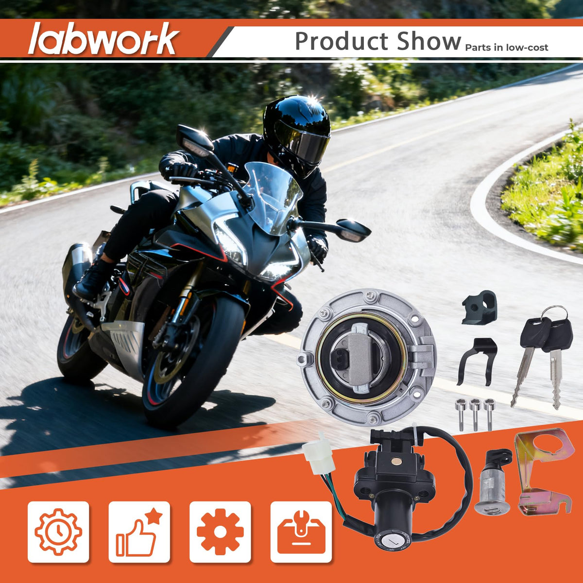 labwork fuel cap top detail with precision CNC cut for lighter weight advantage