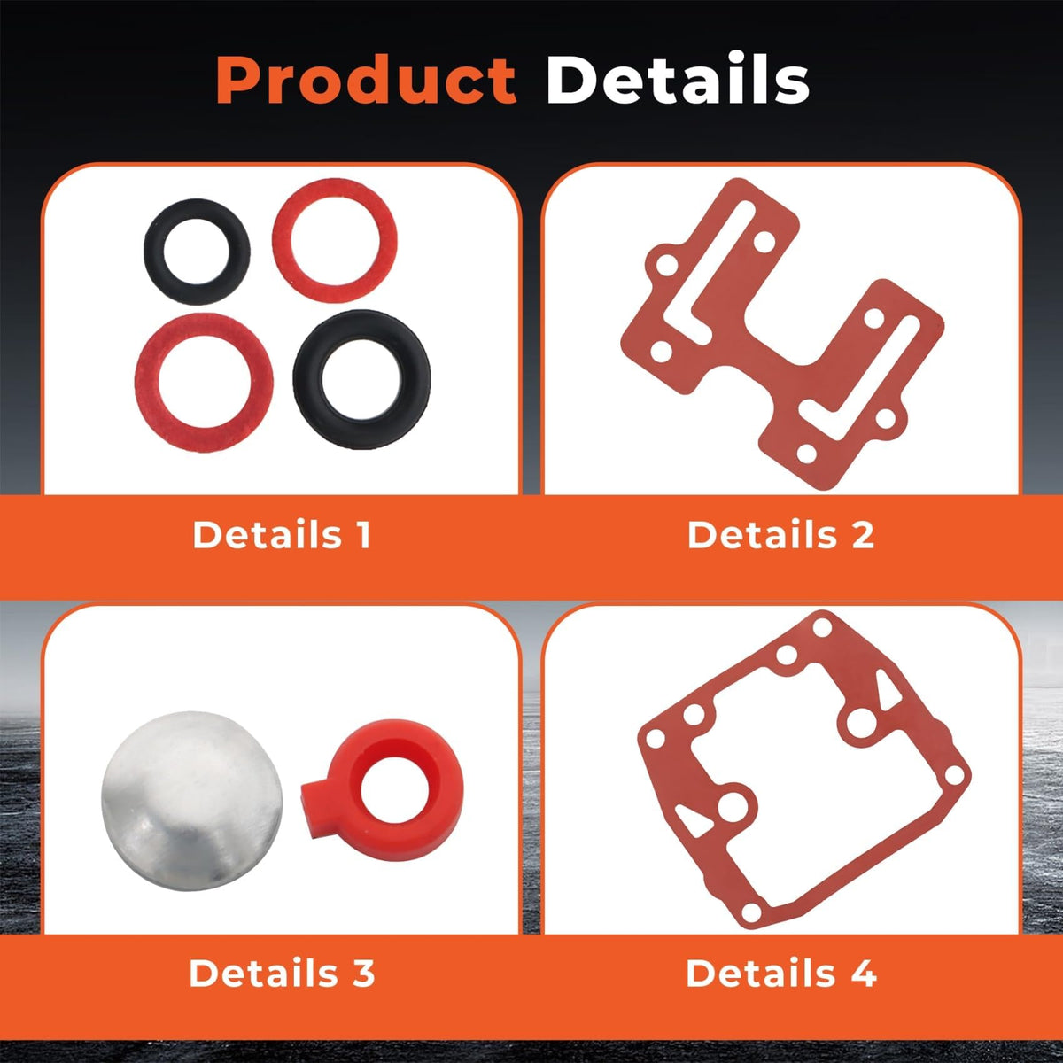 labwork gaskets and seals layout demonstrating leak-resistant materials and fit