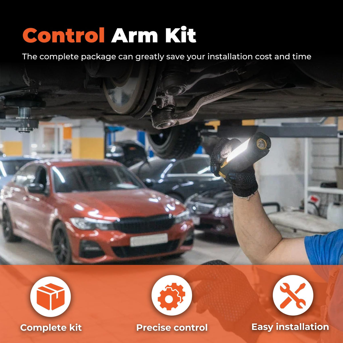 labwork mechanic installing parts in garage for reliable professional fitment