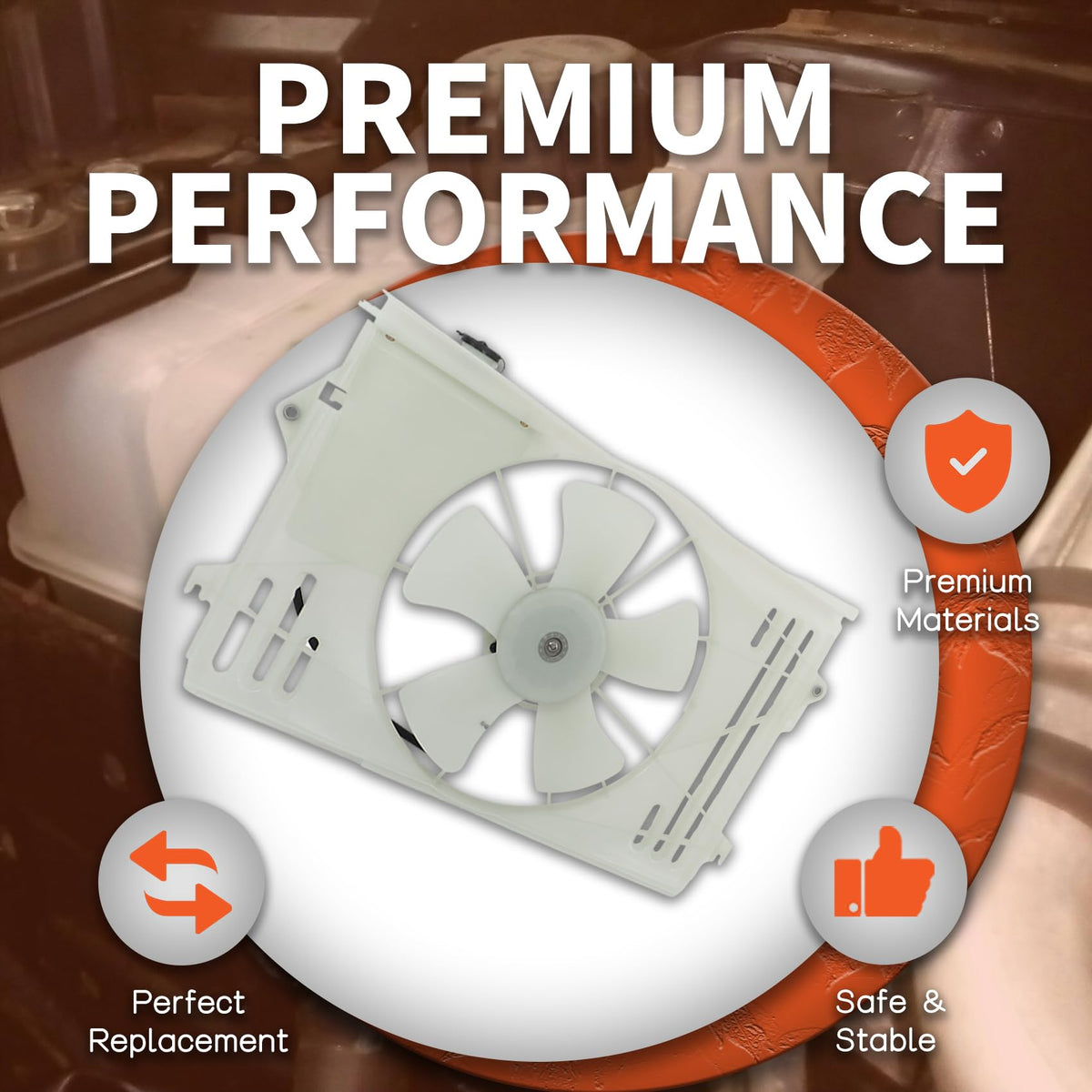 labwork motor close-up highlighting durable motor for consistent cooling performance