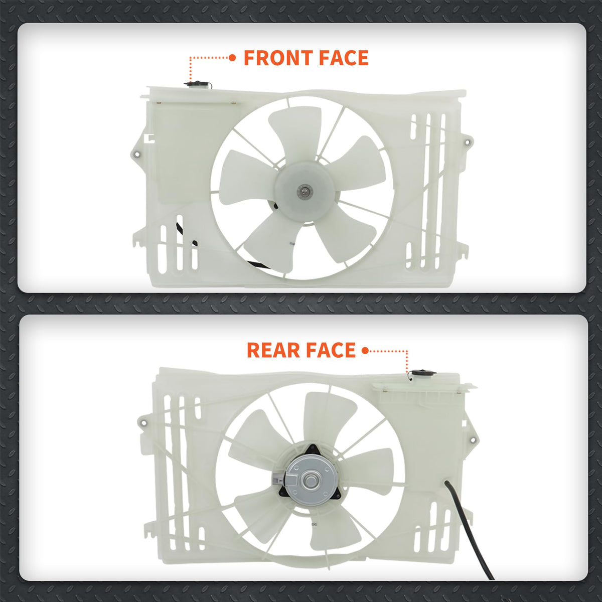 labwork mounted in vehicle illustrating correct fit and restored cooling efficiency