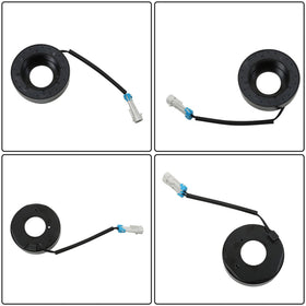 labwork detailed view of pulley-to-coil gap for correct clearance benefit