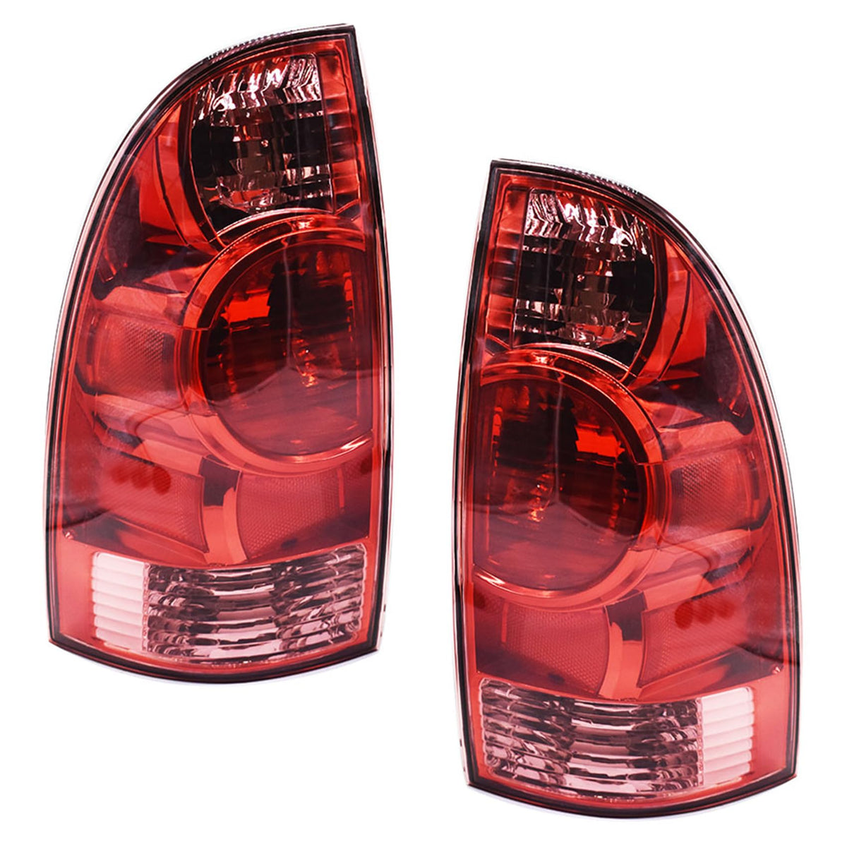 labwork front assembly view showing complete tail light with clear fit