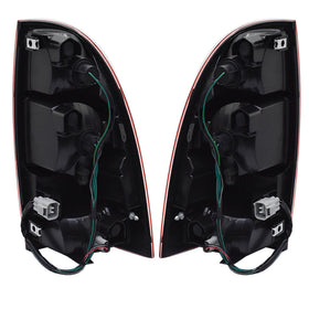 labwork tail light unplugged beside harness demonstrating plug-and-play benefit