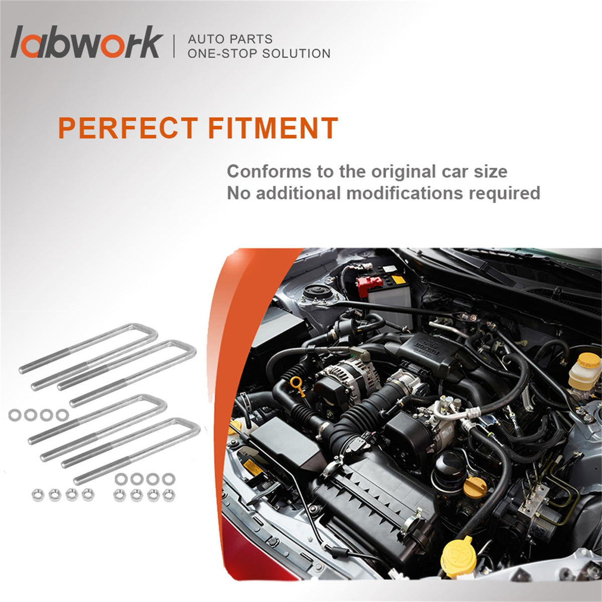 labwork measuring U-bolt length showing correct 8.75 inch verification benefit