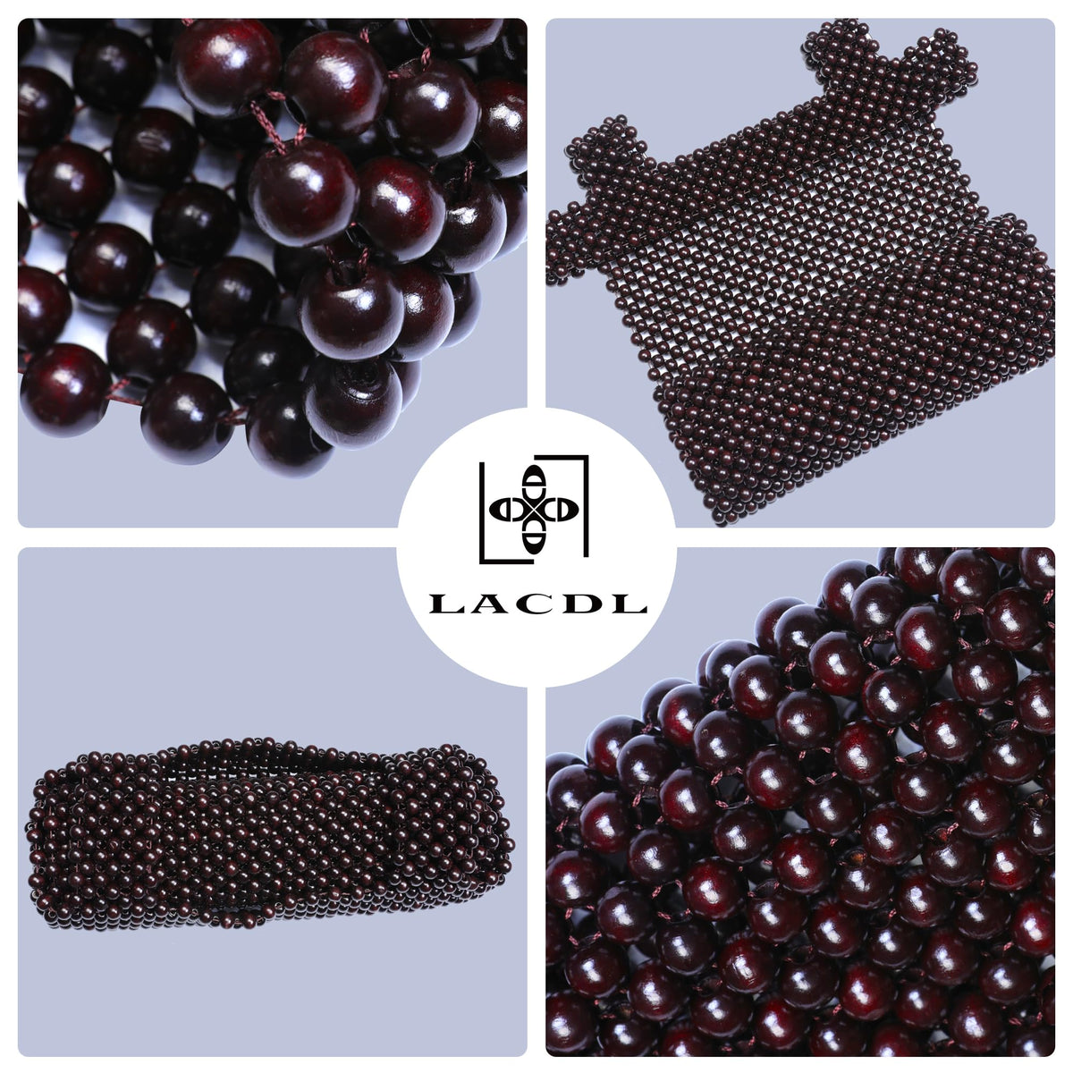LACDL handmade knot and cotton thread detail highlighting durable construction