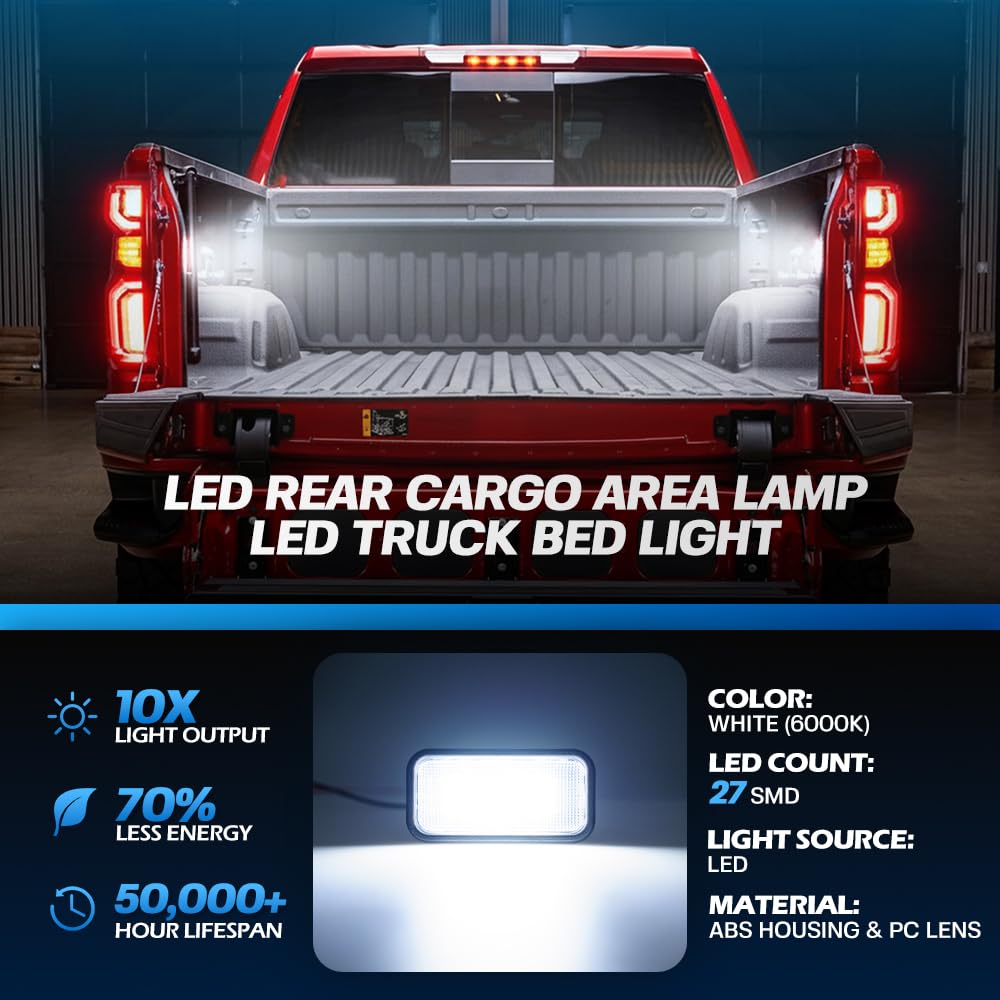 LACHTEM installed in Silverado truck bed showing improved cargo visibility