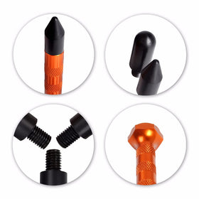 LadyRosian ergonomic steel handle detail showing comfortable grip for prolonged use