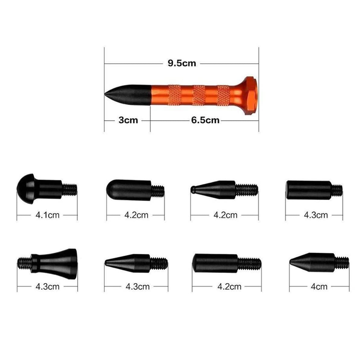 LadyRosian stainless pen heads close-up showing corrosion resistance and precision