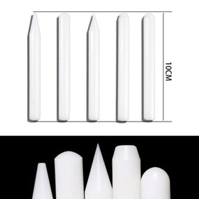 LadyRosian tools next to a ruler showing compact size for easy portability