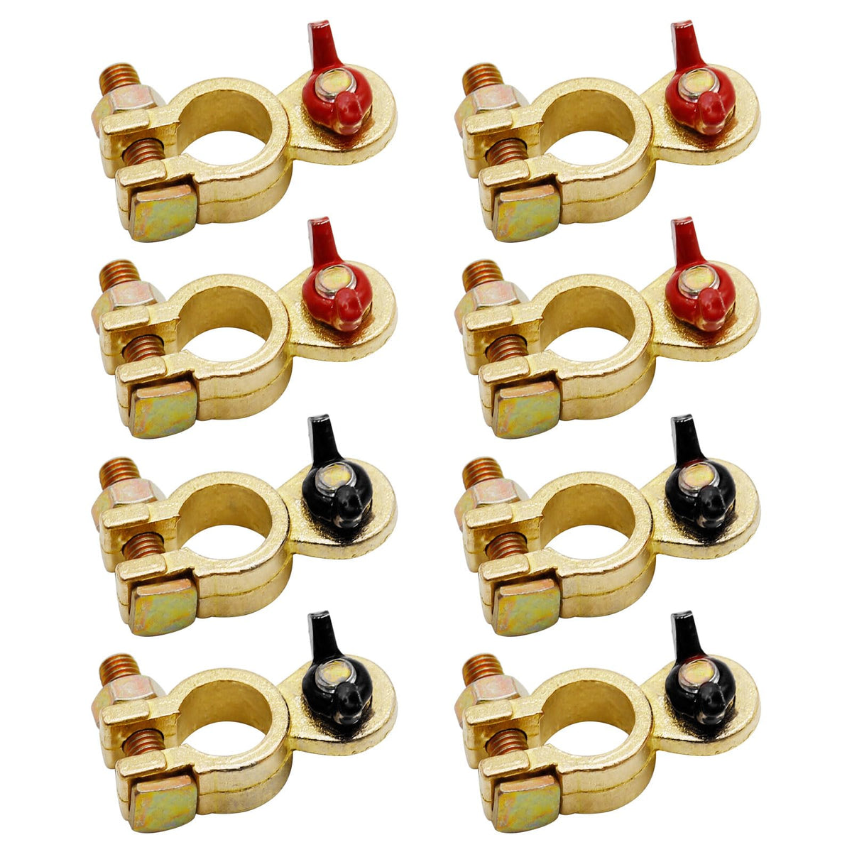 laffoonparts front view showing brass top-post terminal set, durable connection benefit
