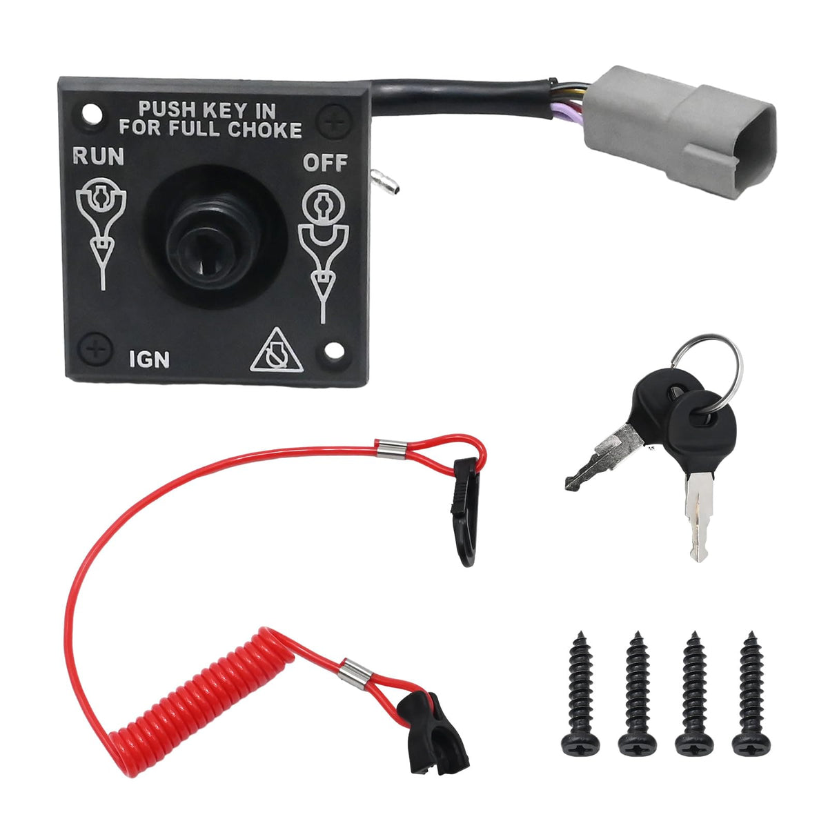 laffoonparts front panel switch showing clear mounting orientation and rugged build benefit