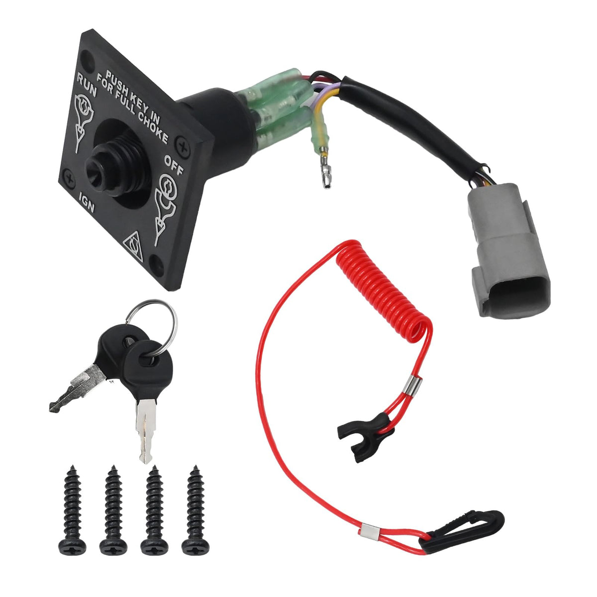 laffoonparts installed on boat control panel illustrating seamless OEM fit benefit