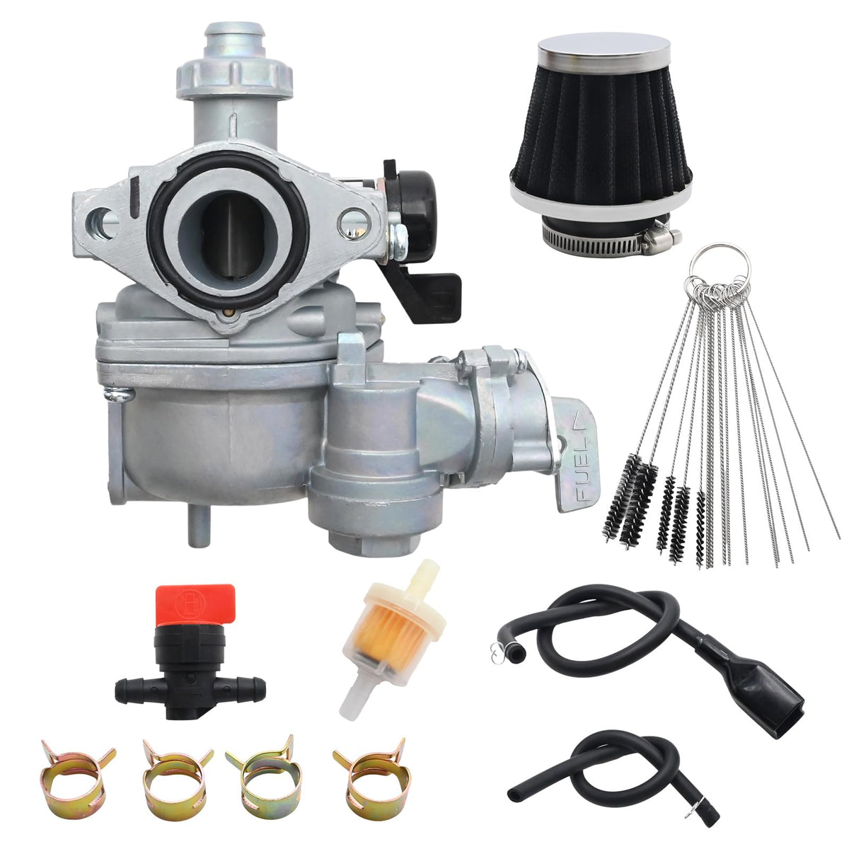 laffoonparts carburetor front view showing clean ports and reliable fit