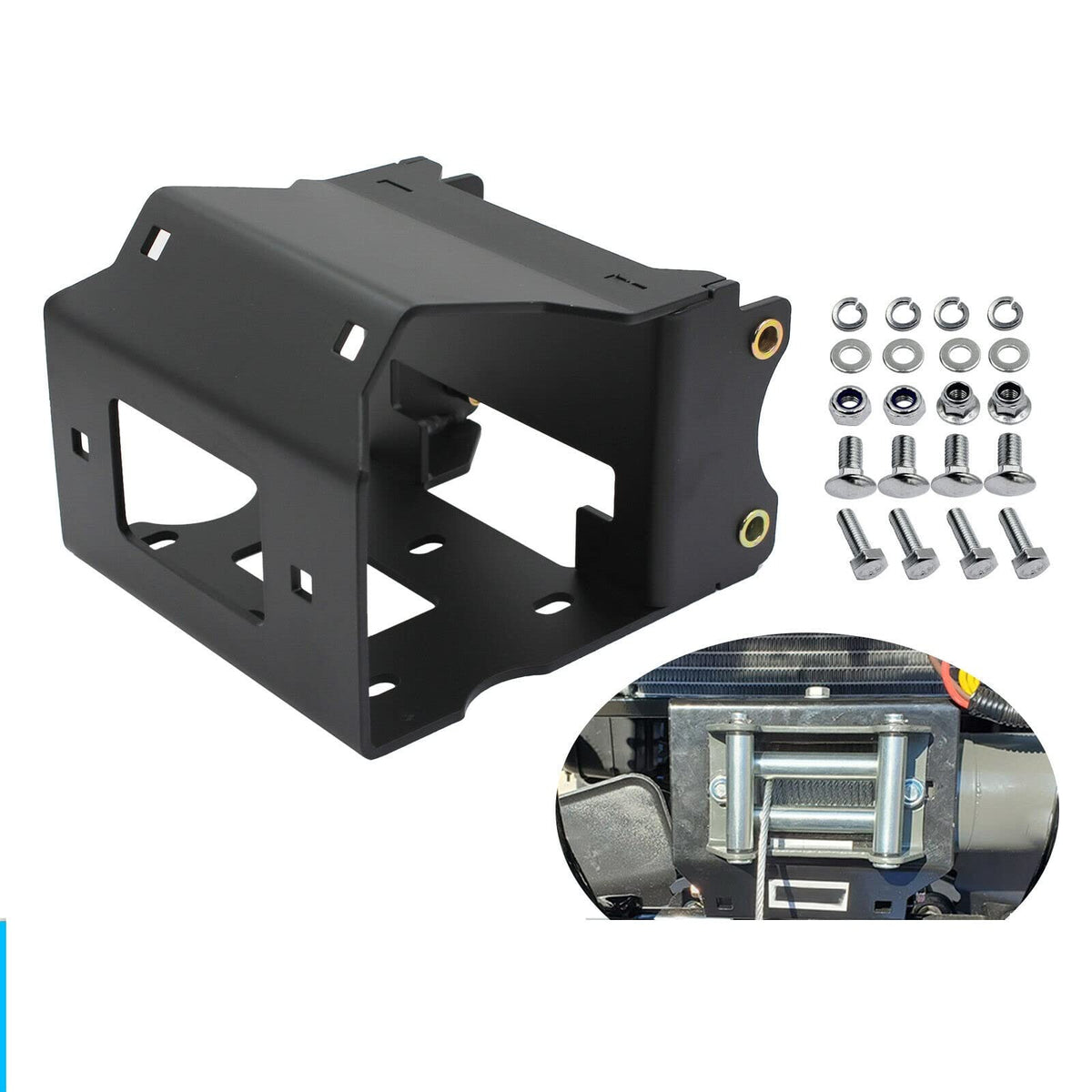 LAFORMO front view mount showing bolt alignment and fit benefit