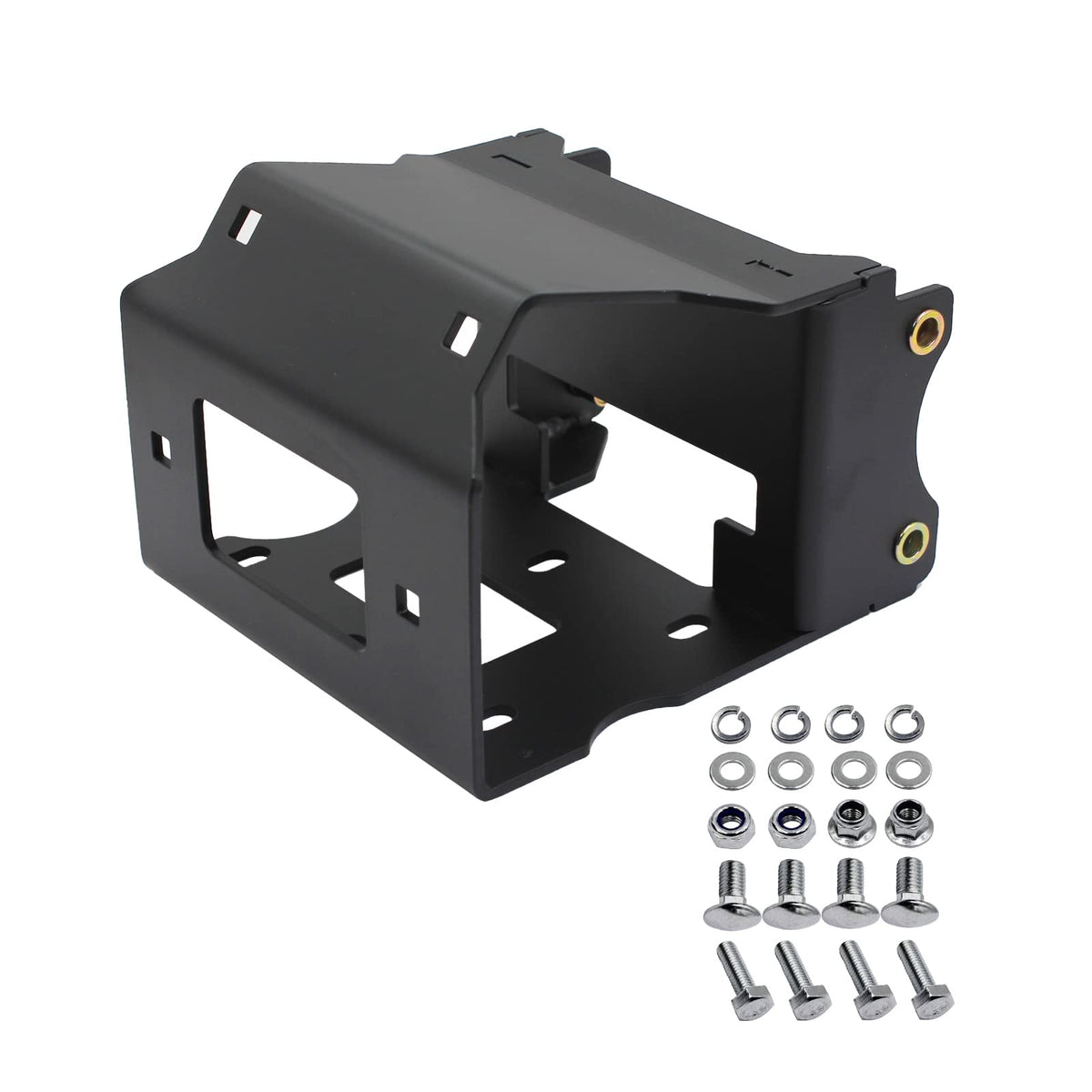 LAFORMO mounted with winch demonstrating secure fit and load support benefit