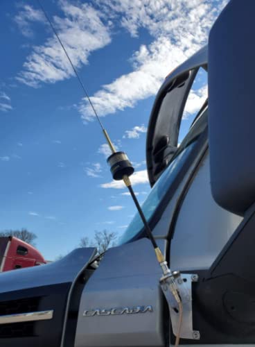 LAFORMO mount next to antenna showing size and scale for fit verification