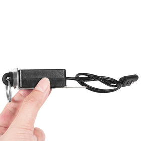 LAIKOU breakaway next to hand showing size and easy handling benefit