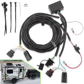 LAIKOU harness front view showing plug and secure fit for quick install