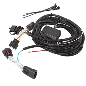 LAIKOU package contents laid out with harness, zip ties and connectors