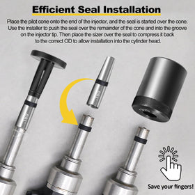 LAIKOU range of stretchers side-by-side to fit multiple seal sizes