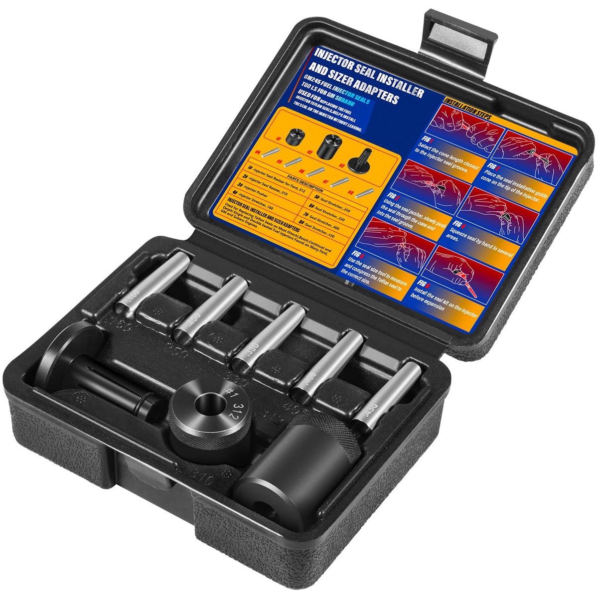 LAIKOU installer being used on an injector to prevent seal damage