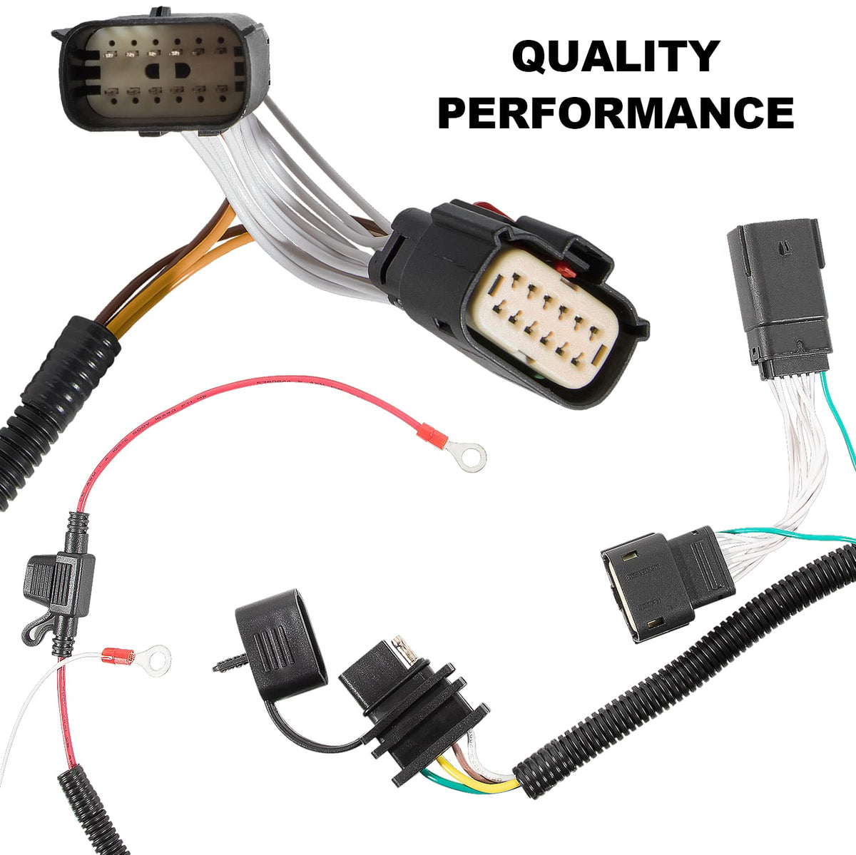 LAIKOU underbody wiring route on Jeep demonstrating clean cable management