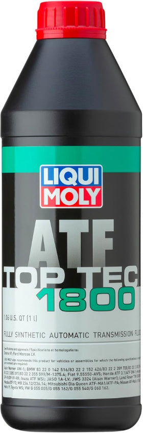 LAIPZ six 1L ATF bottles made in Germany, OE-spec fluid for correct shift performance