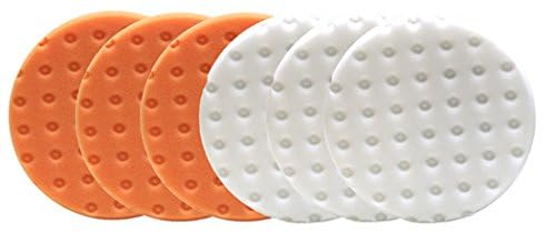 Lake Country close-up of pocketed foam face preserving polish on surface