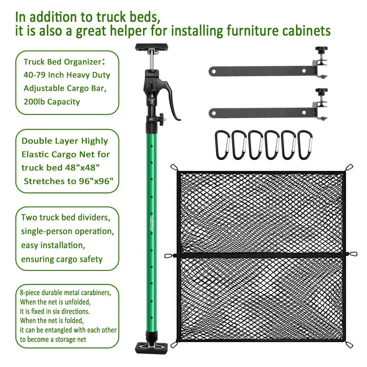 Lakfus close-up of locking mechanism offering reliable tension