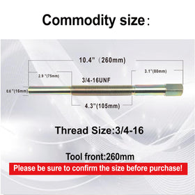 LAMBIS thread detail showing 3/4-16 and M25x1.75 threads, precise engagement benefit