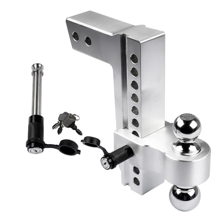 Lamerto front view showing ball mount and integrated dual balls for versatility